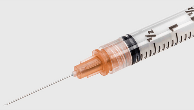 3 mL BD Integra Retracting Safety Syringe with 25 G x 1 Needle