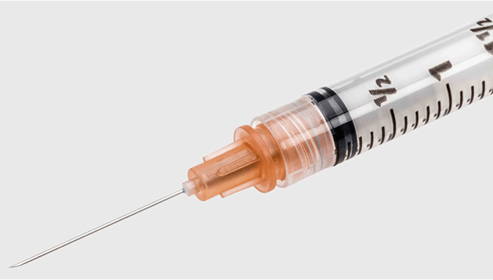 3 mL BD Integra Retracting Safety Syringe with 25 G x 1 Needle | SurgiMac Dental Supply