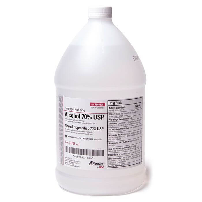 Isopropyl Rubbing Alcohol 70%, Gallon, | SurgiMac Dental Supply