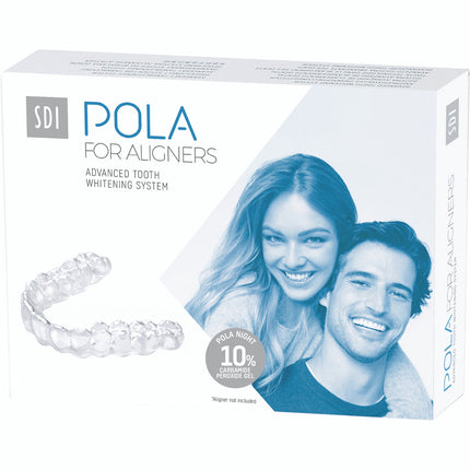 Pola Night for Aligners, 10% Carbamide Peroxide, Contains: (4) x 1.3g Syringes