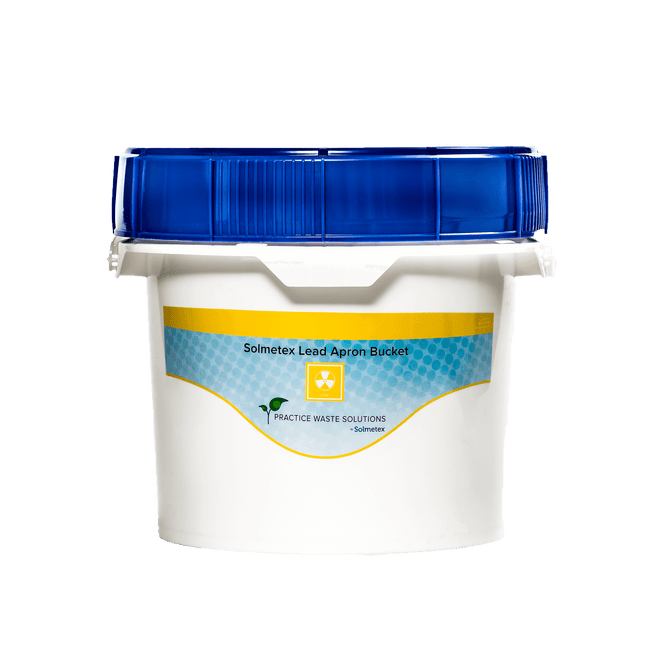 Solmetex Lead Apron Bucket 2.5 Gallon | SurgiMac Dental Supply