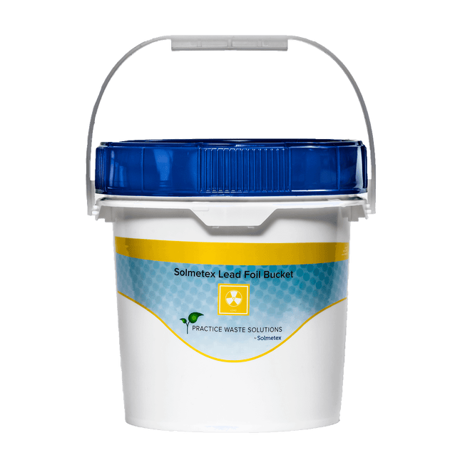 Solmetex Lead Bucket 1.25 Gallon | SurgiMac Dental Supply