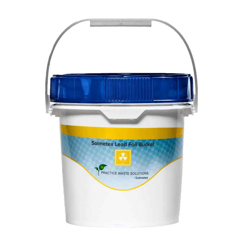 Solmetex Lead Bucket 1.25 Gallon | SurgiMac Dental Supply