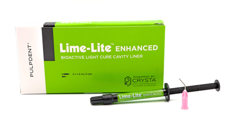 Pulpdent Lime-Lite Enhanced Light Cure Cavity Liner, Syringes & Applicator Tips LLE