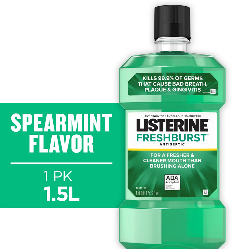 Freshburst Listerine, 1.5 Liter, 6/cs 42855