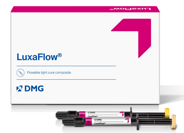 LuxaFlow Universal A2 shade - Radiopaque, Flowable, Light-cure Repair Material