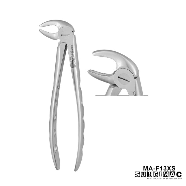 SurgiMac #13 Extracting Forceps, Lower Premolars, Atraumair, Stainless Steel, Air Series, 1/Pk