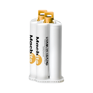 SurgiMac Bite Registration Material, Unflavored Regular Set, 2 - 50 mL Cartridges and 6 Mixing Tips, MacBite, 1/Pk | SurgiMac Dental Supply