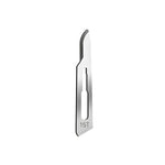 #15T Sterile Stainless Steel Surgical Scalpel Blade | MacCut by SurgiMac | Box of 100 MC-10-1215T