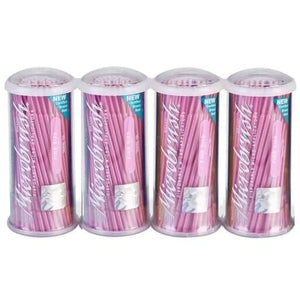 Microbrush Tube Series, Fine, Pink micro-applicators. 400 applicators, 4 tubes | SurgiMac Dental Supply