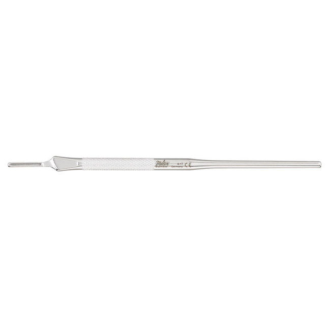 Integra Lifesciences | Miltex Siegel Blade Handle, 6" Round, for Blade Sizes 10 - 15C, Single Handle | 4-17