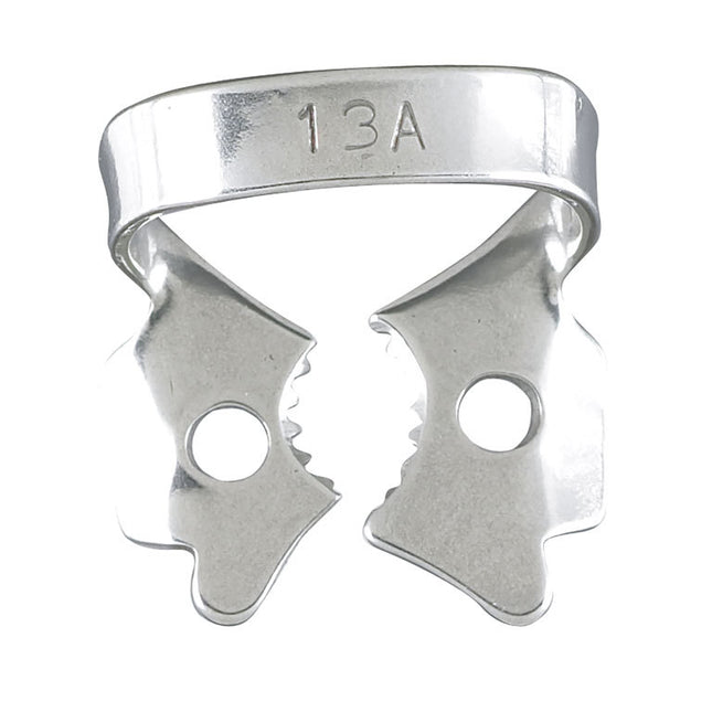 Integra Lifesciences | Miltex #13A Lower Molar Winged Metal Rubber Dam Clamp, single clamp | 76D-13A