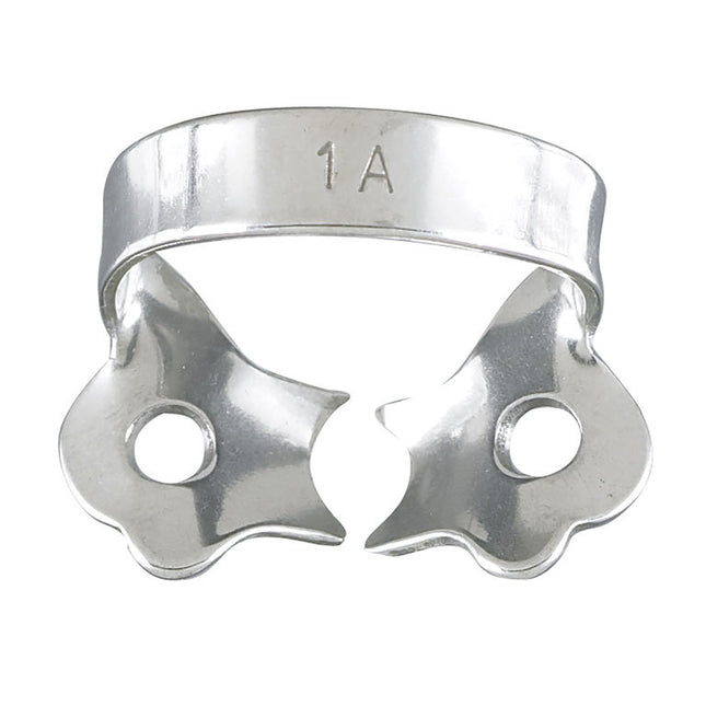 Integra Lifesciences | Miltex #1A Anterior Winged Metal Rubber Dam Clamp, Single Clamp | 76D-1A