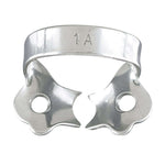 Miltex #1A Anterior Winged Metal Rubber Dam Clamp, Single Clamp | SurgiMac Dental Supply