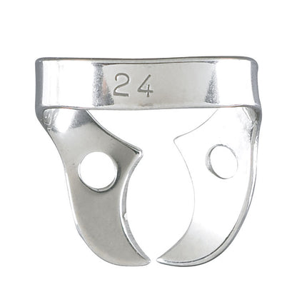 Integra Lifesciences | Miltex #24 Molar Wingless Metal Rubber Dam Clamp, Single Clamp | 76D-24