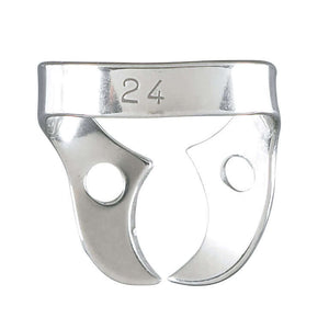 Miltex #24 Molar Wingless Metal Rubber Dam Clamp, Single Clamp | SurgiMac Dental Supply