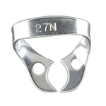 Miltex #27N Pre-Molar Wingless Metal Rubber Dam Clamp, Single Clamp | SurgiMac Dental Supply