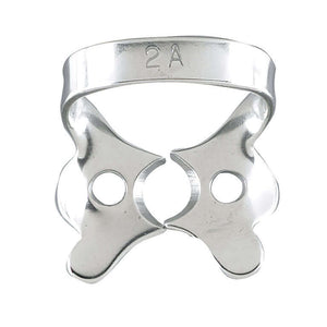 Miltex #2A Pre-Molar Winged Metal Rubber Dam Clamp, Single Clamp | SurgiMac Dental Supply