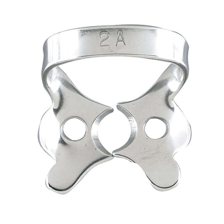 Miltex #2A Pre-Molar Winged Metal Rubber Dam Clamp, Single Clamp | SurgiMac Dental Supply