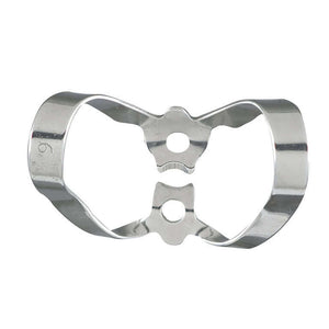 Miltex #9 Anterior Wingless Metal Rubber Dam Clamp, Single Clamp | SurgiMac Dental Supply