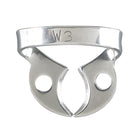 Integra Lifesciences | Miltex #W3 Lower Molar Wingless Metal Rubber Dam Clamp, Single Clamp | 76D-W3