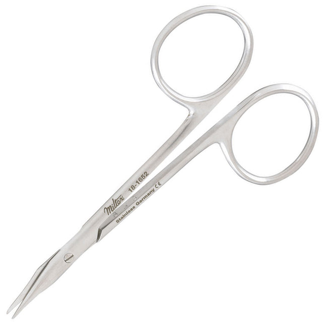 Miltex Vantage 3.75" Curved Eye Suture Scissors | V918-1652 | Integra Lifesciences | SurgiMac