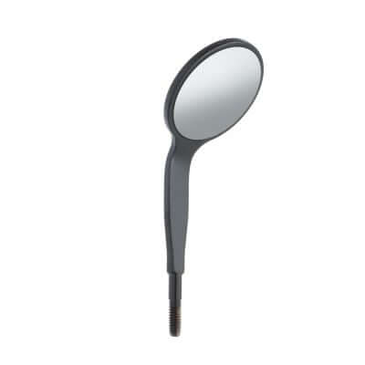 Hu-Friedy HD Blackline Mouth Mirror # 5 Single Sided - Cone Socket | SurgiMac Dental Supply