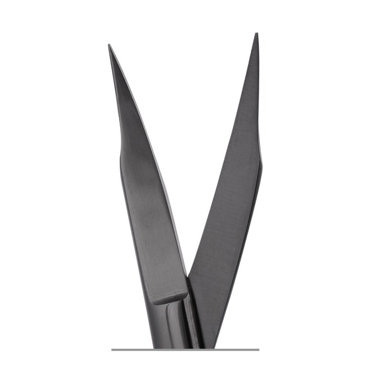 SurgiMac 13.5cm Goldman-Fox Scissors, Curved, Super-Cut, Stainless Steel, Black Series, 1/Pk