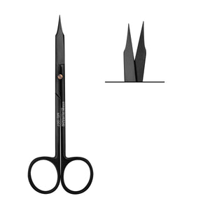 SurgiMac Goldman-Fox Straight Scissors, Stainless Steel, Black Series, 1/Pk