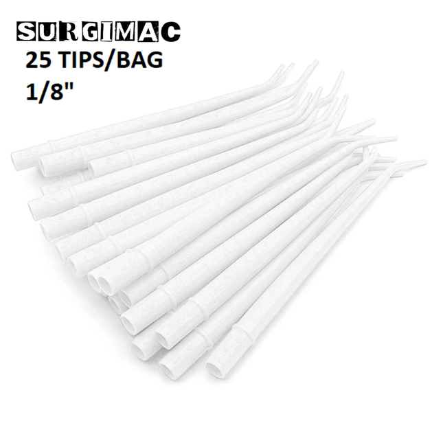 Surgical Aspirating Tips, white