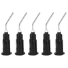 SurgiMac Gauge Flow Resin Tips - Pre-Bent Applicator Needle Tips, Black, MacSafe