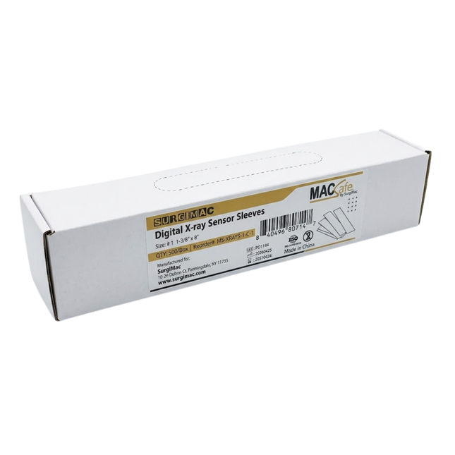 Digital X-ray Sensor Sleeves Size #1 (Small/Medium), 1-3/, MacSafe