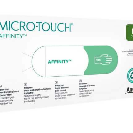 Ansell Micro Touch Affinity Synthetic Exam Gloves