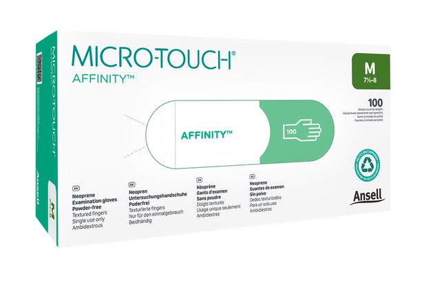 Ansell Micro Touch Affinity Synthetic Exam Gloves