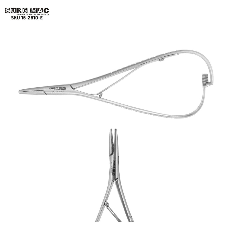SurgiMac #14 cm Mathieu Needle Holder, Stainless Steel, Eco Series, 1/Pk | SurgiMac Dental Supply