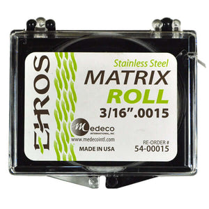 EHROS Matrix Roll – Stainless Steel | SurgiMac Dental Supply