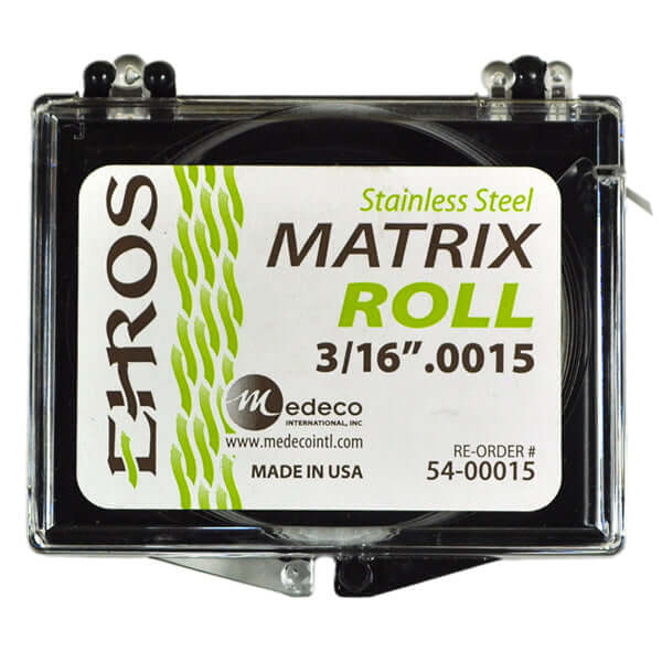 EHROS Narrow Thin Tofflemire Matrix Bands Gauge Stainless Steel | SurgiMac Dental Supply