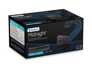 Proceedure Earloop Mask, Midnight, L2, 50/Bx, 10Bx/Cs 213892