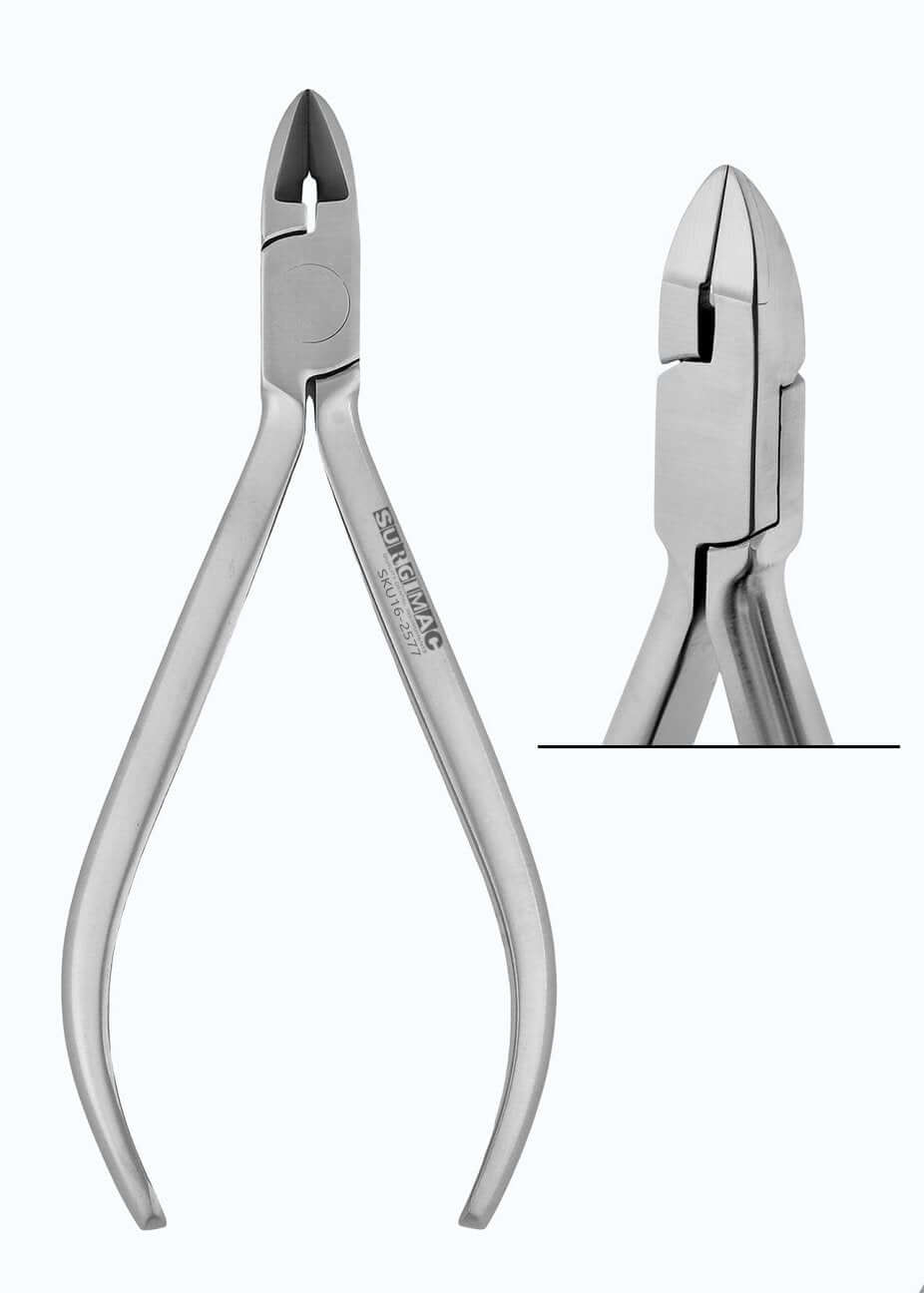 SurgiMac Micro-Small Pin & Ligature Cutter Pliers, Orthodontic Instruments, Stainless Steel, Air Series, 1/Pk | SurgiMac Dental Supply