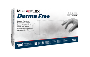 Microflex Derma Free Powder Free Vinyl Exam Gloves DF-850-S-1