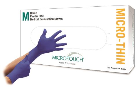 Micro Touch Micro Thin Nitrile Exam Gloves 6034310-1