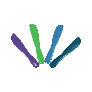 Mighty Mixer Assorted color 4/pk, Plastic Spatula with a Broad, Medium Flex | SurgiMac Dental Supply