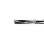Miltex FG #559 SL (surgical length) straight fissure crosscut carbide bur, pack | SurgiMac Dental Supply
