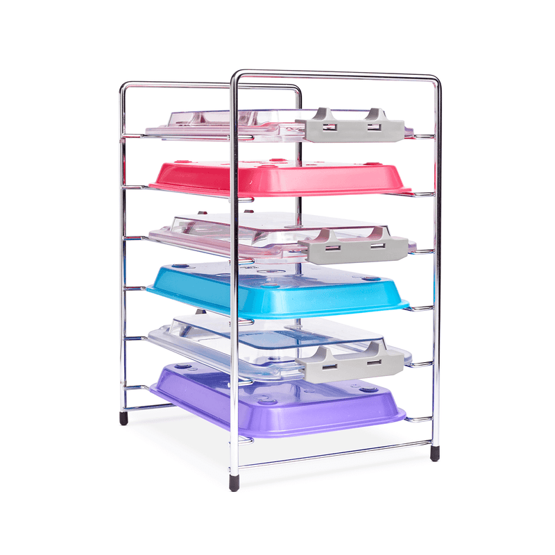 Premium Plus Instrument Tray Rack - Mini, Holds 6 Size F | SurgiMac Dental Supply