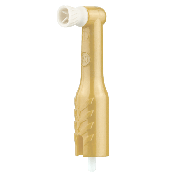 Mini 90 degree disposable Prophy angle, firm cup white, sterile, 144/box S164-90-144