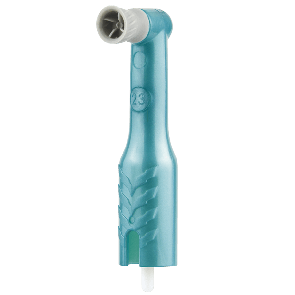 Mini 90 degree disposable Prophy angle, soft cup gray, sterile, 144/500 Box S163-90-144