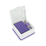 Mirror Magic Organizer, White Plastic. Fits 48 swipe pads & 1 - 6ml bottle | SurgiMac Dental Supply