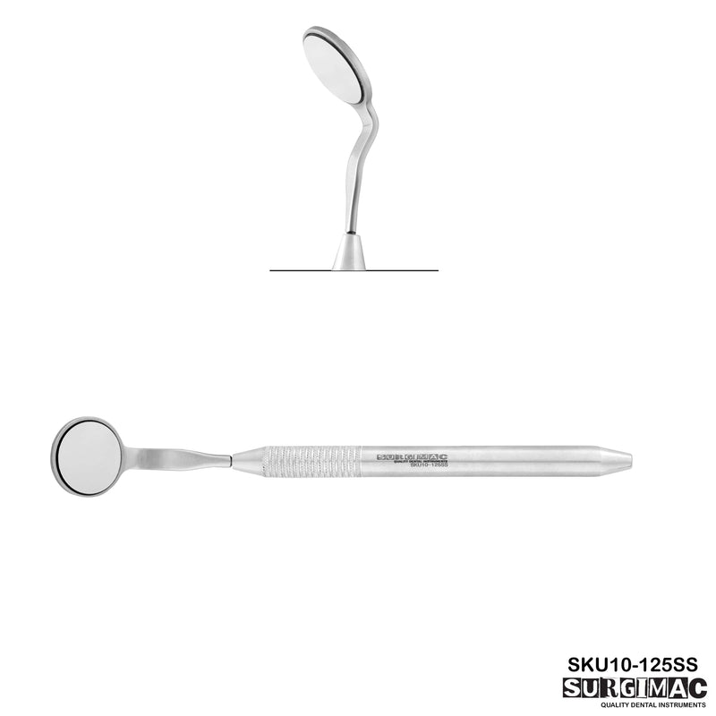 SurgiMac Mirror Handle with Double-Sided Mirror, Simple Stem, Stainless Steel, Air Series, 1/Pk | SurgiMac Dental Supply