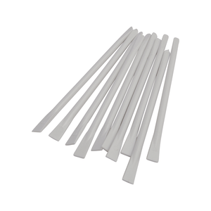 Mixing Sticks - White Plastic, Double-End Disposable, with One Square, One | SurgiMac Dental Supply