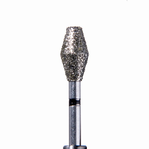 Defend FG #811.037 Super Coarse grit, Barrel diamond burs, 10/Pk